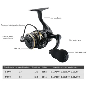 Ultra Lightweight Mini Spinning Reel l 13+1BB