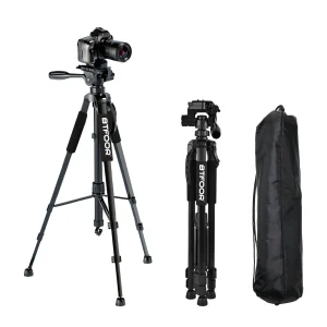 Phone Travel Self Tripod Aluminum Tall 55”