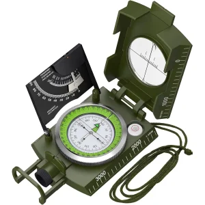 Metal Waterproof Compass with Carry Bag